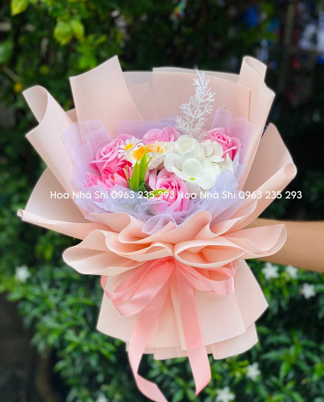 hoanhashi.com bo hoa sap thom mix 272