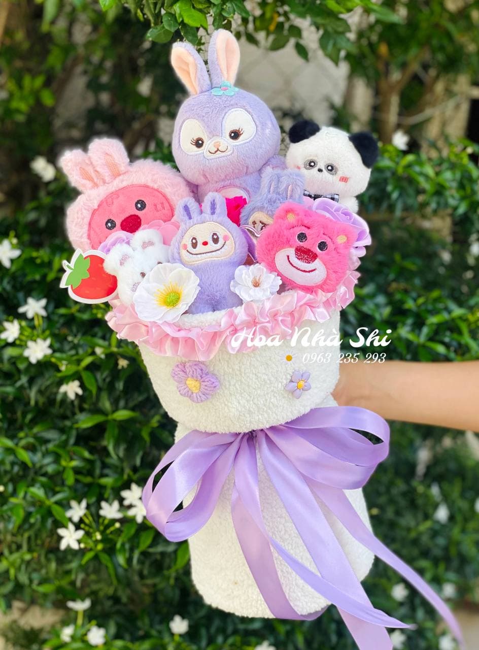 Bó Hoa Gấu Bông Mini - 369