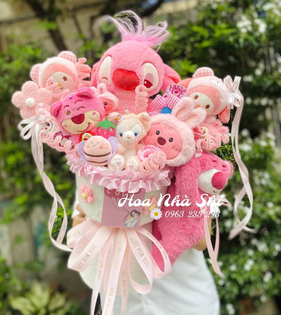 Bó Hoa Gấu Bông Mix - 443