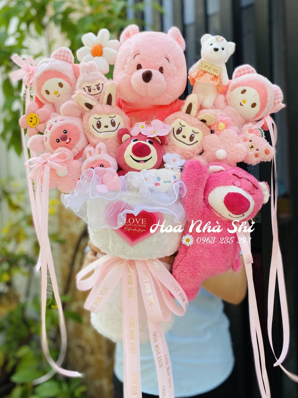 Bó Hoa Gấu Bông Mix - 457