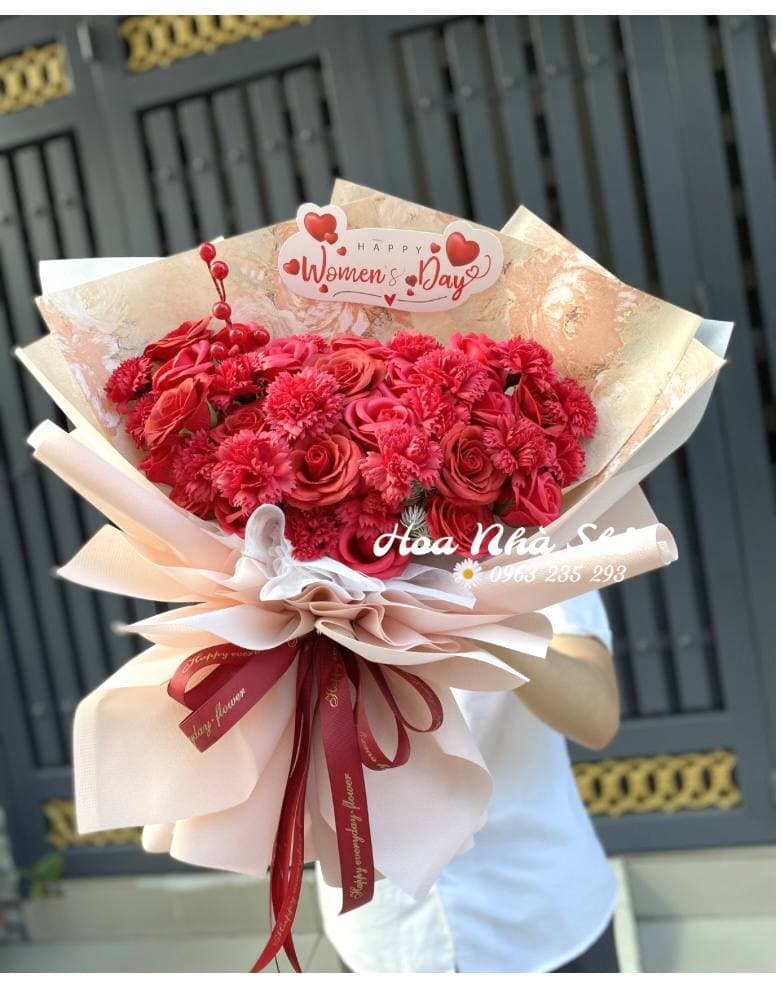 Bó Hoa Sáp Thơm - Đỏ - 441